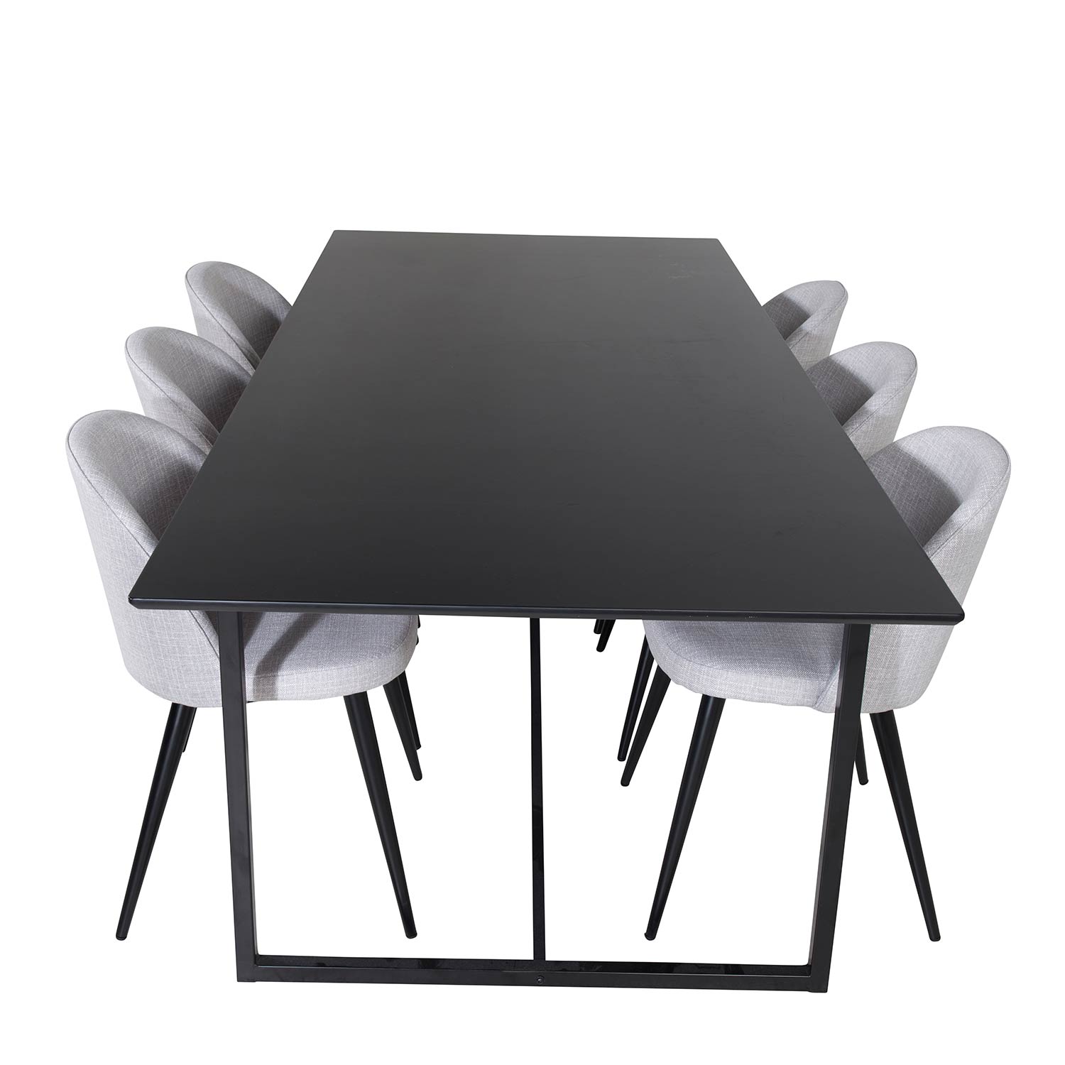 Matgrupp Venture Home Palaba med 6 Valentina Stolar Polyestertyg