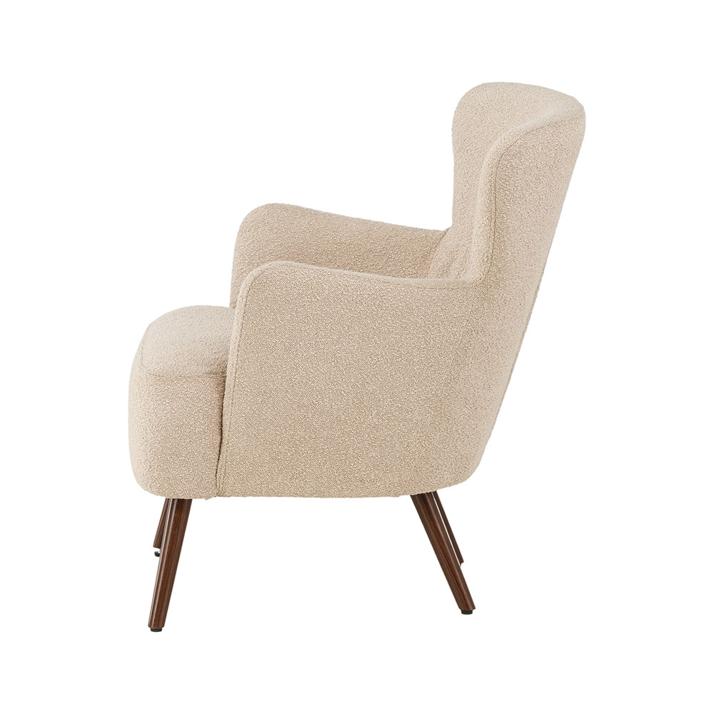 Fåtölj Venture Home Lincoln Boucletyg Beige