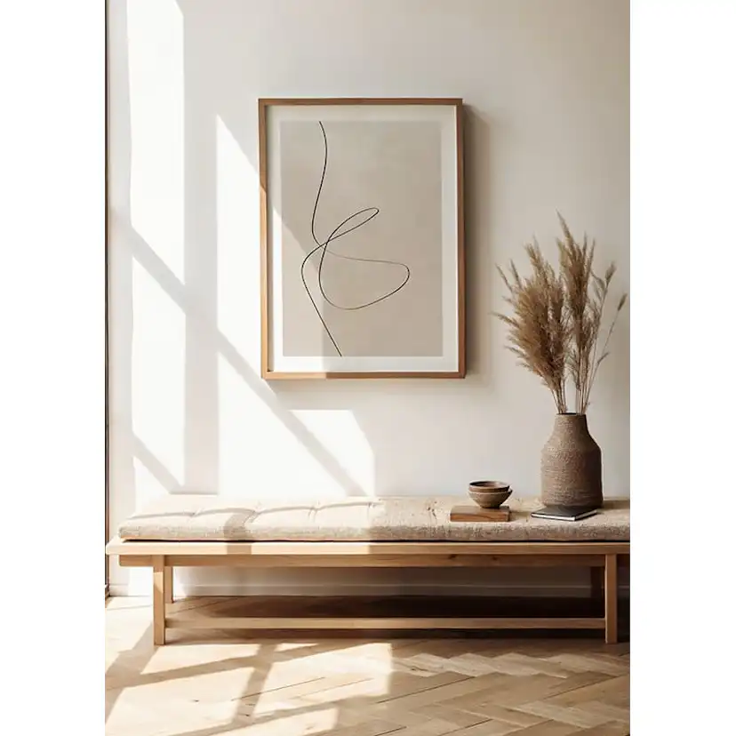 Poster Gallerix Line Art Abstract Shapes No2