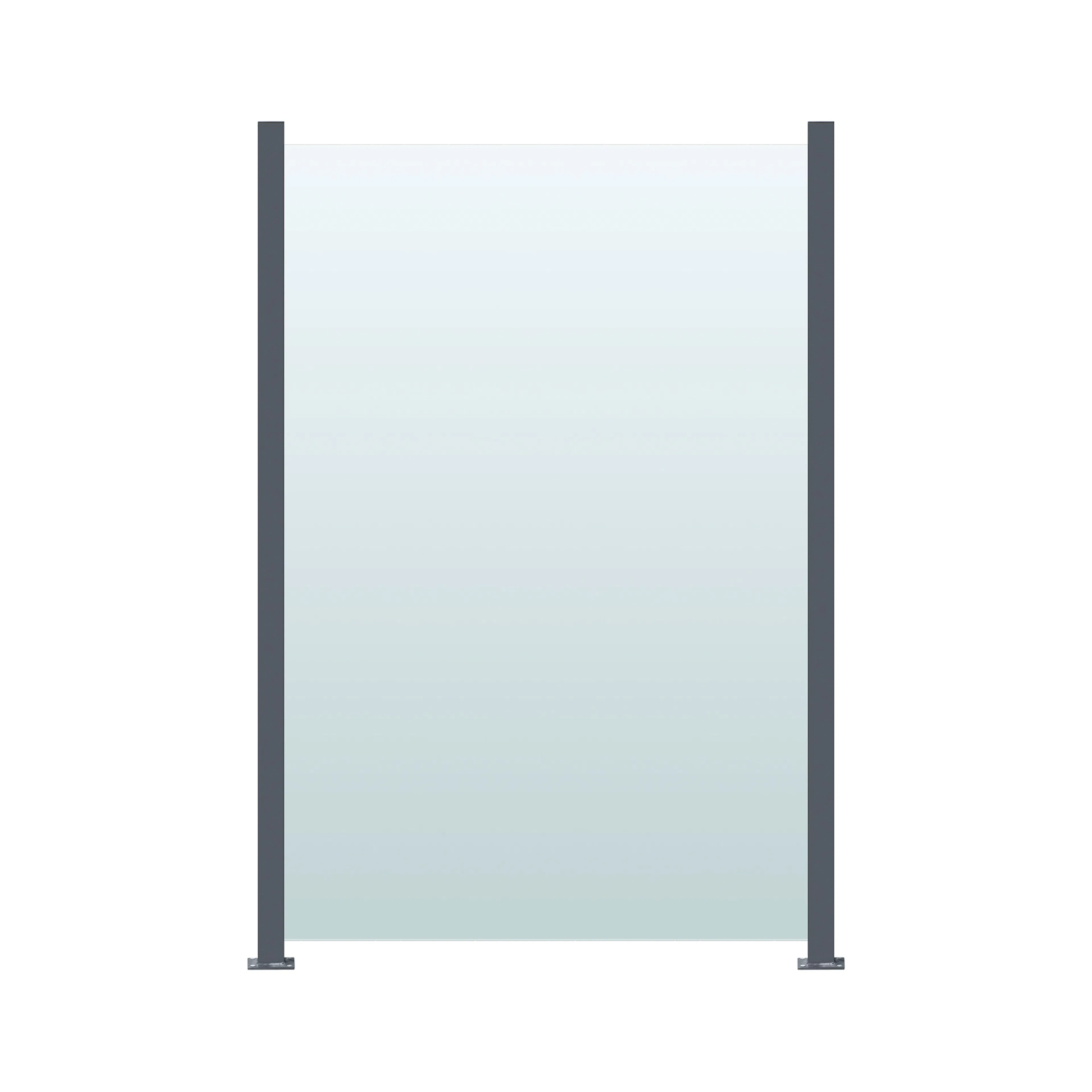 Glasräcke Hortus Klarglas Inkl Modul & Stolpar 100 x 150 cm