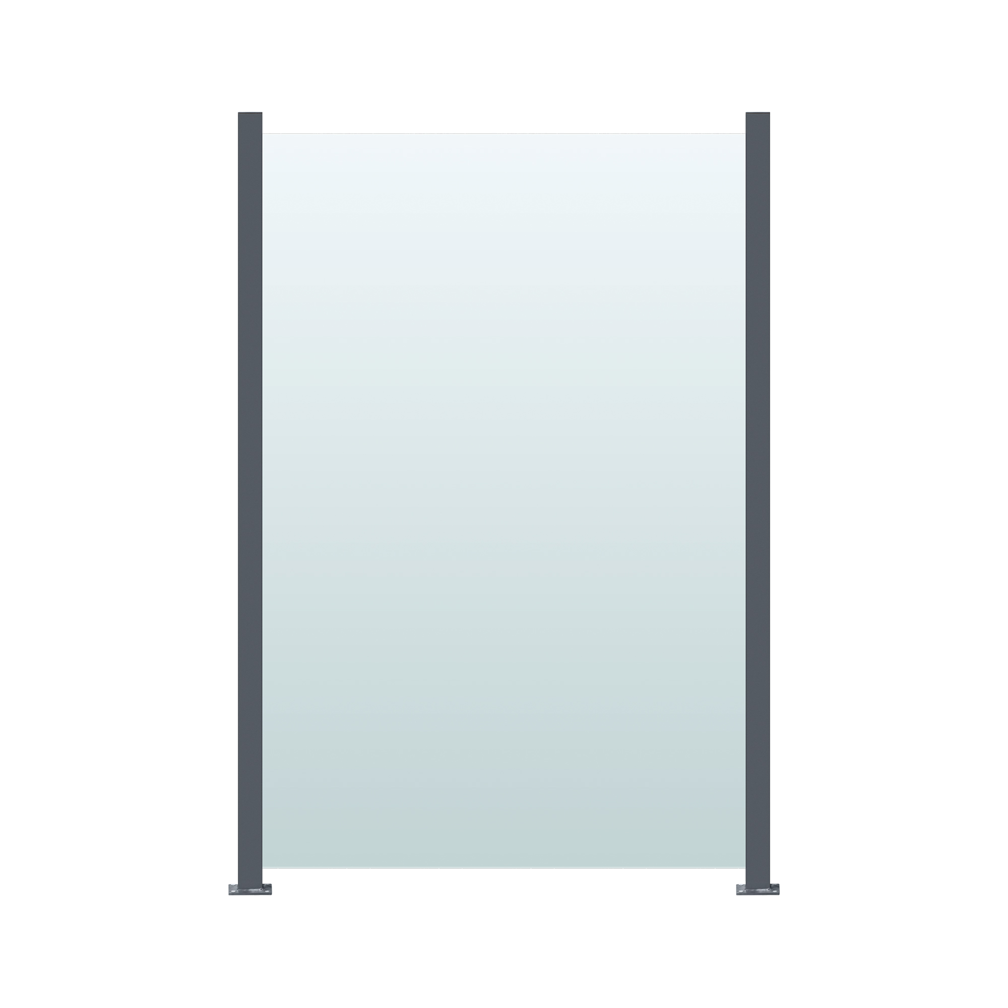 Glasräcke Hortus Klarglas Inkl Modul & Stolpar 100 x 150 cm