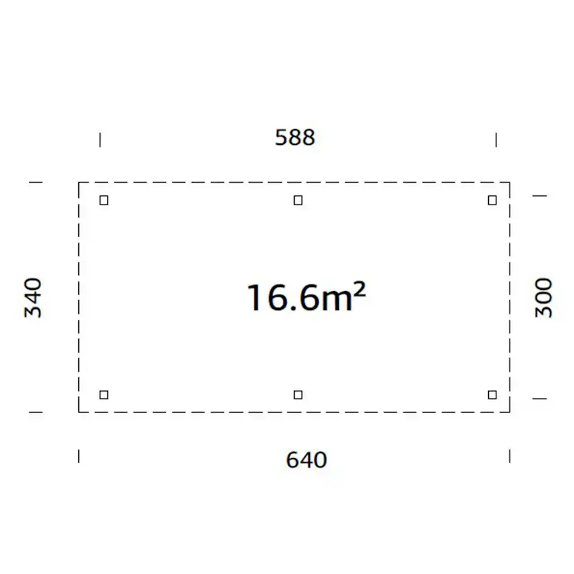 Uterum Palmako Lenna 16,6 m2