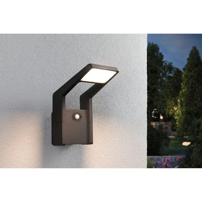 Fasadbelysning LED Paulmann Juntea Seawater Resistant med Skymningsstyrd rörelsedetektor IP44 230V