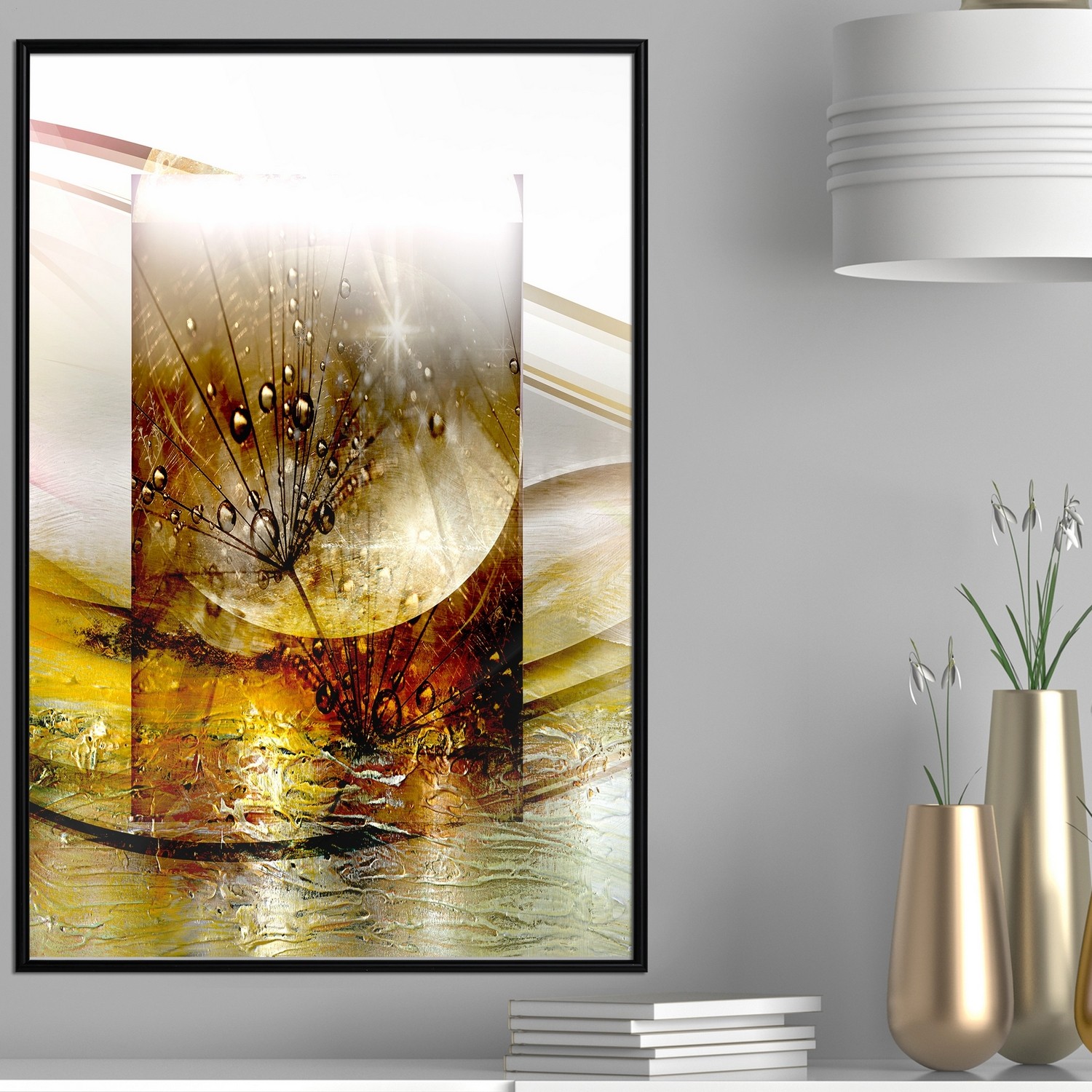 Affisch - Thought [Poster] 40x60 Svart ram, 40x60 cm