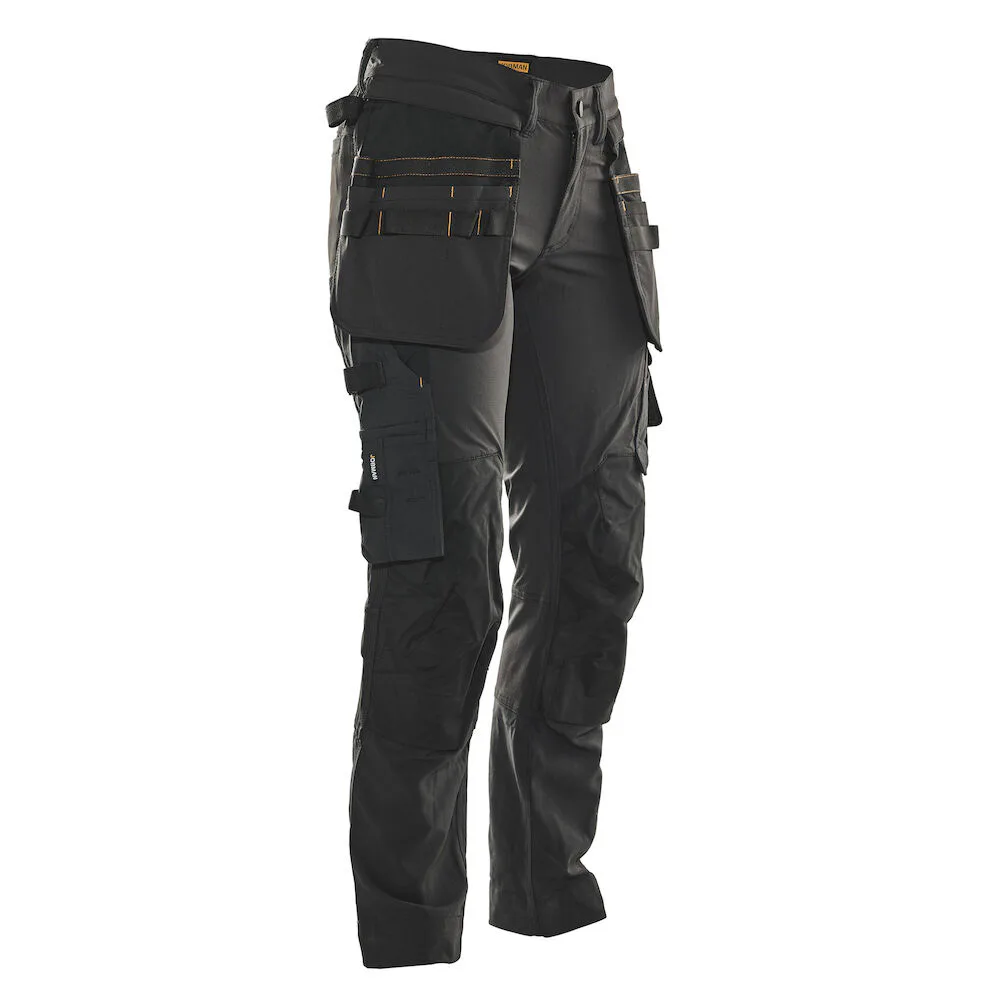 Hantverksshorts Jobman Stretch Svart