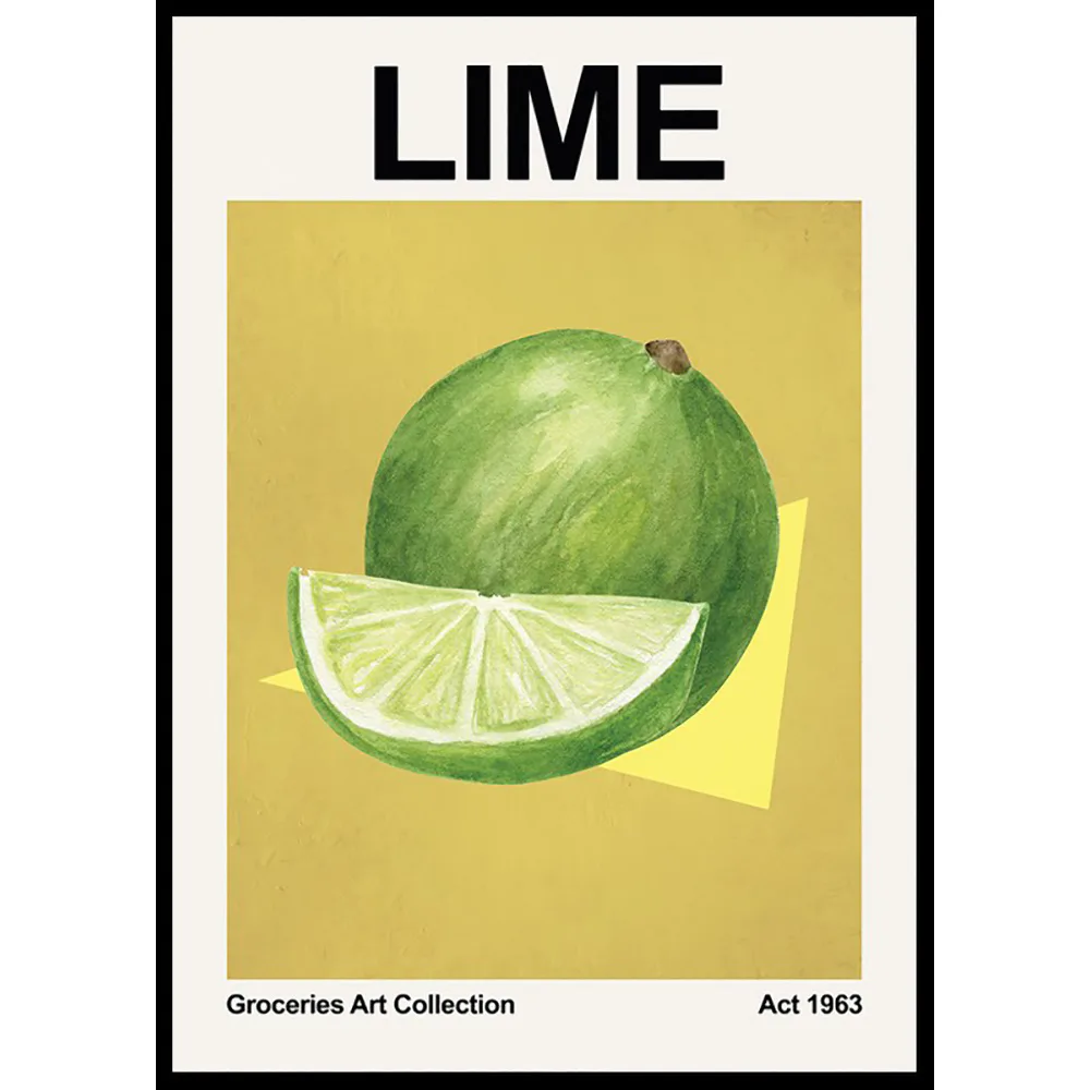Poster Gallerix Lime Vintage Art