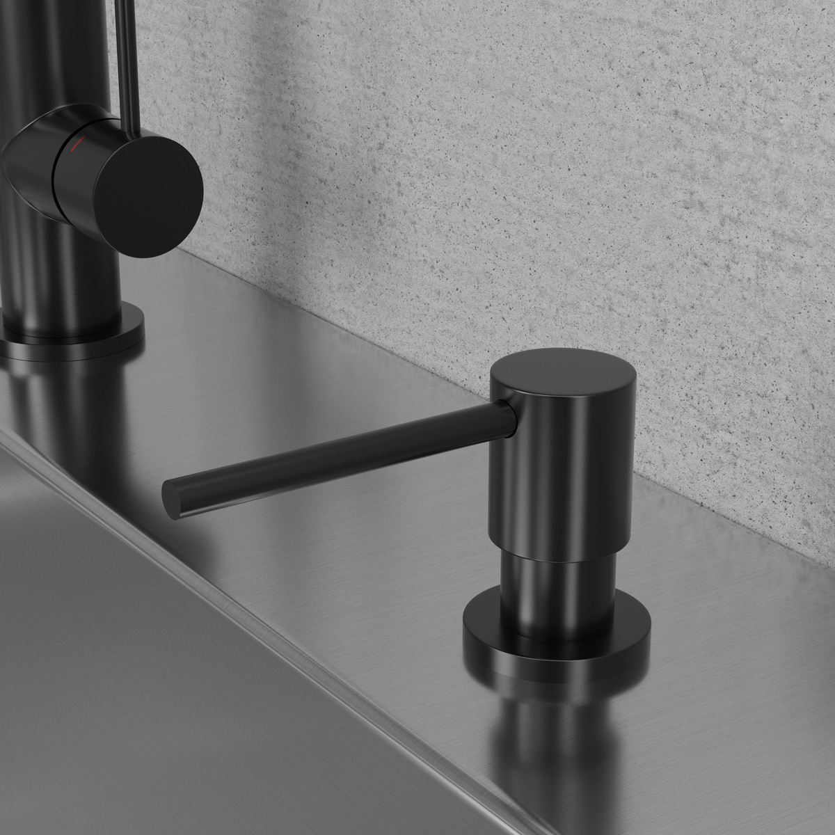 Diskmedelspump Scandtap Steel Clean Dispenser