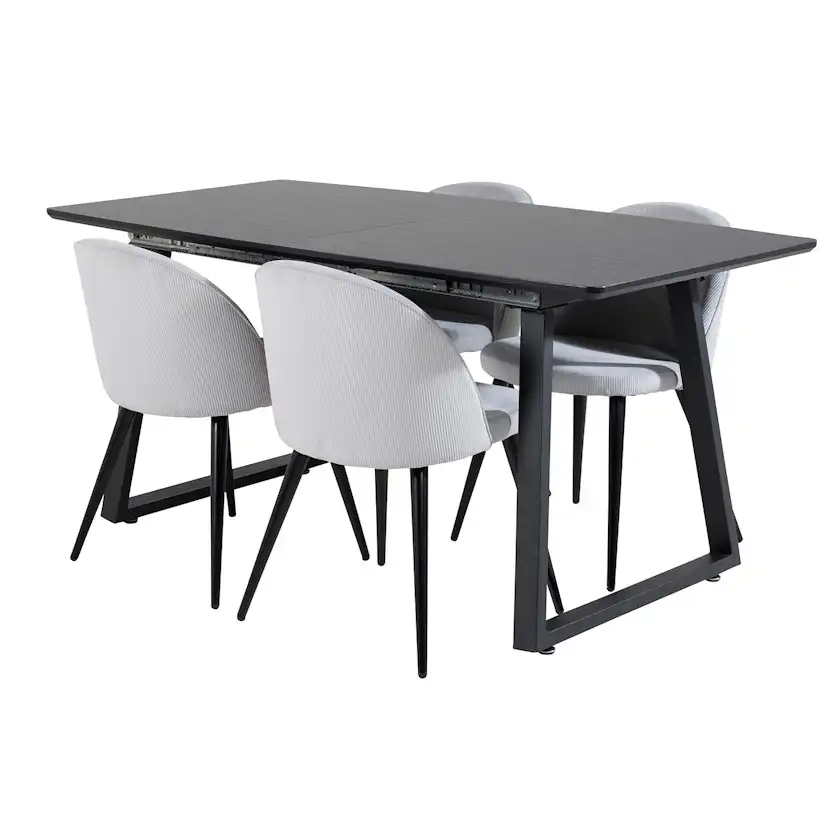 Matgrupp Venture Home Ina med 4 Valentina Stolar Manchester