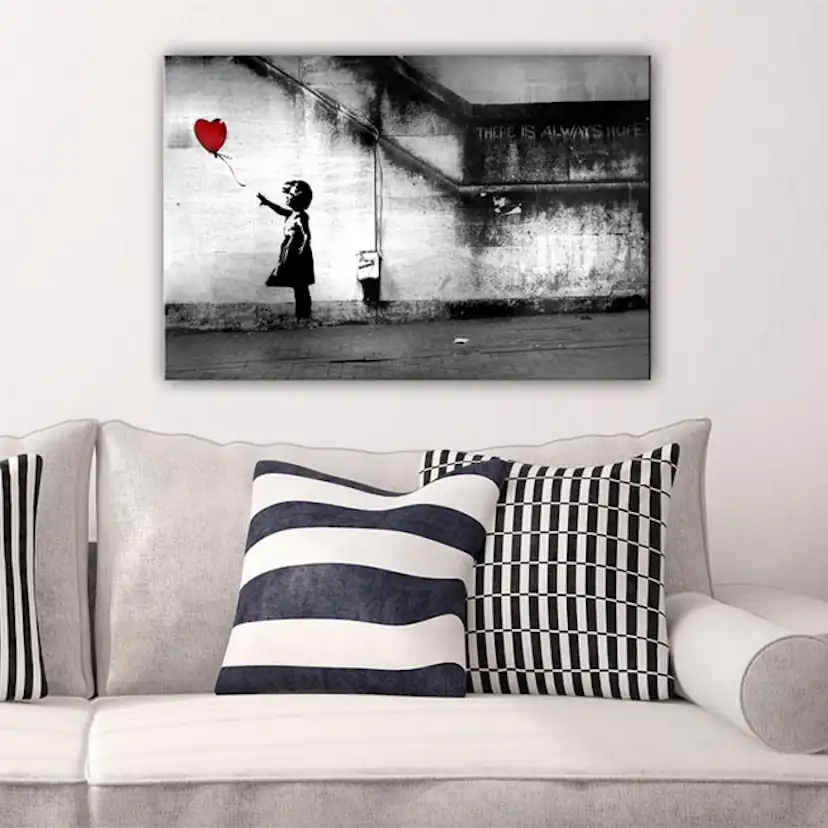 Tavla Arkiio Hope Banksy 60x40