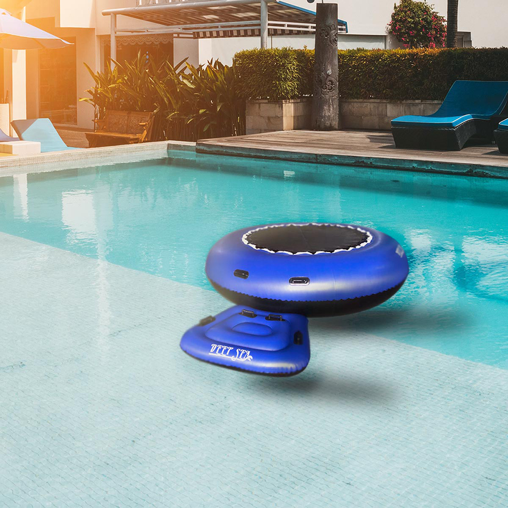 Vattenstudsmatta Deep Sea Water Trampoline med Plattform