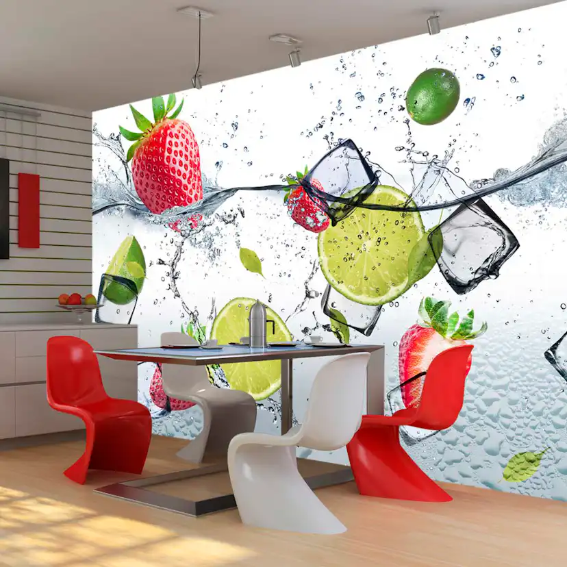Fototapet Arkiio Självhäftande Fruit Cocktail