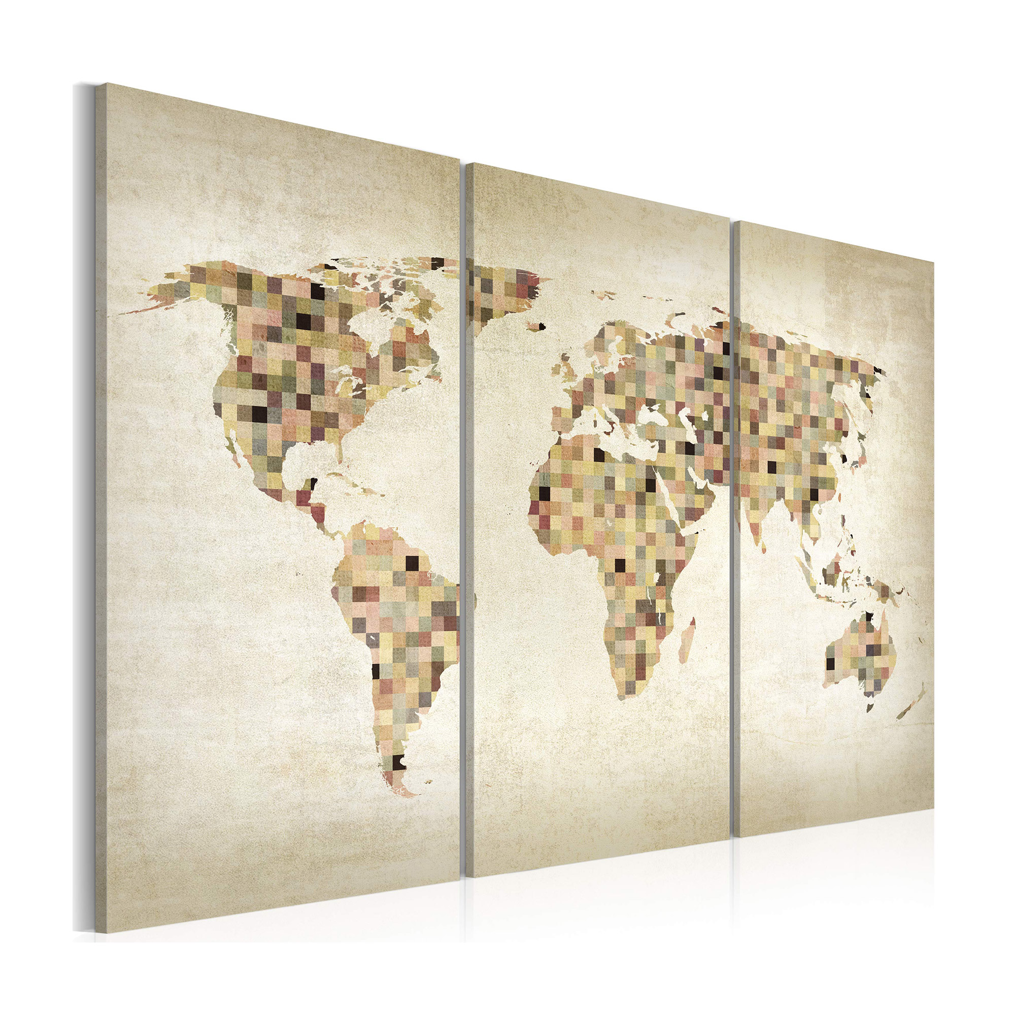 Tavla Arkiio Beige Nyanser Av Världen Triptych