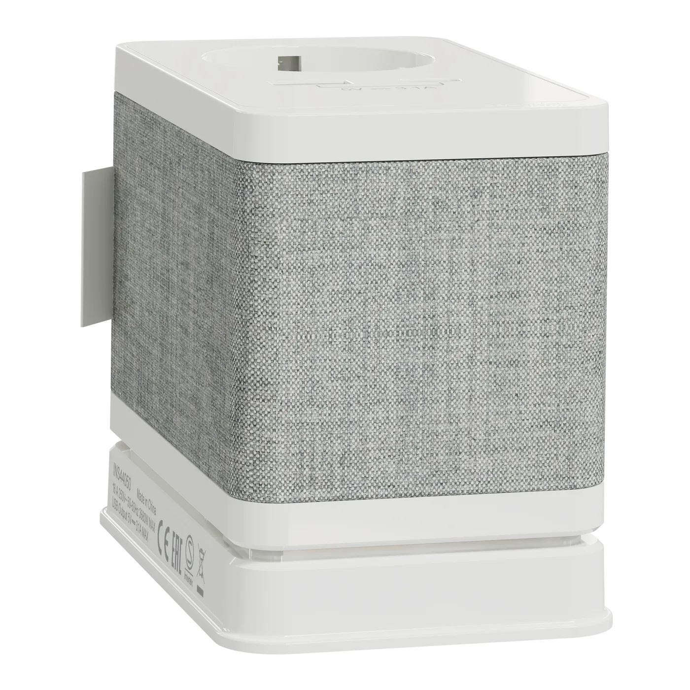 BORDSENHET S KR+ USB A+C VIT INS44050 Vit/grå