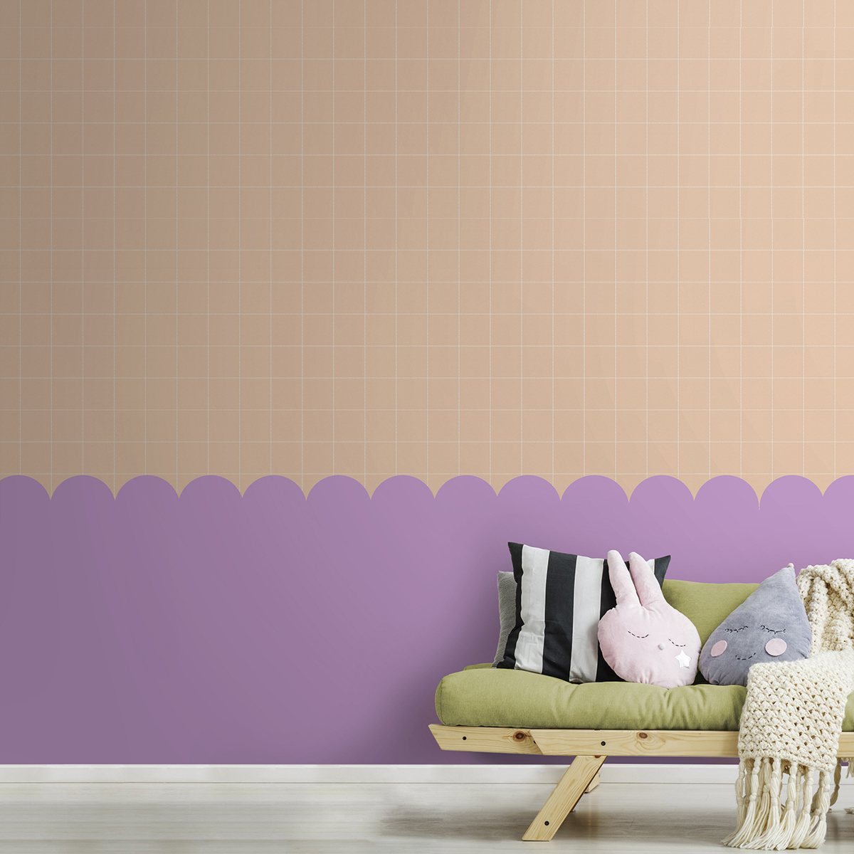 Tapet Superfresco Easy Square Rosa