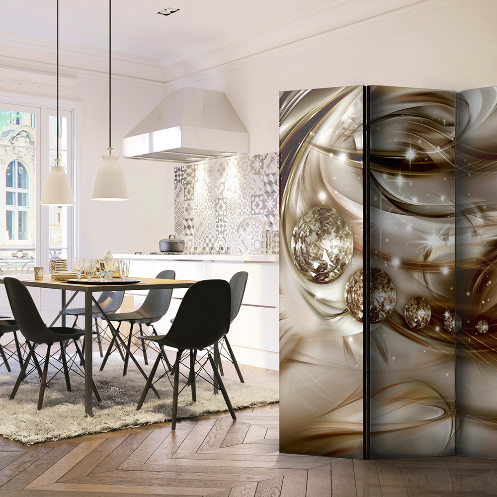 Rumsavdelare Skärmvägg Arkiio Chocolate Tide 135x172 cm