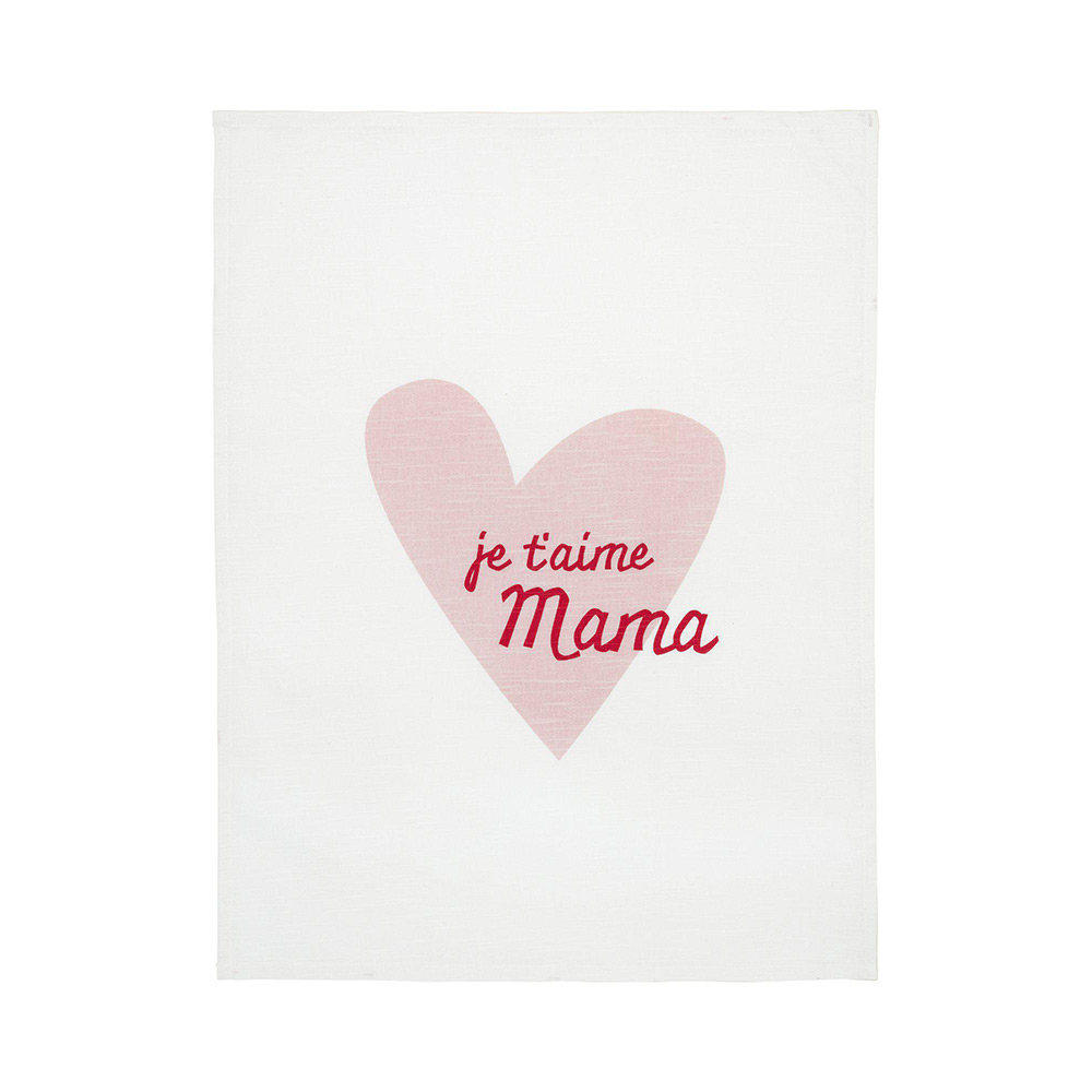 Presentförpackning Svanefors A Box with Love Disk & Handduk Je Taime Mama
