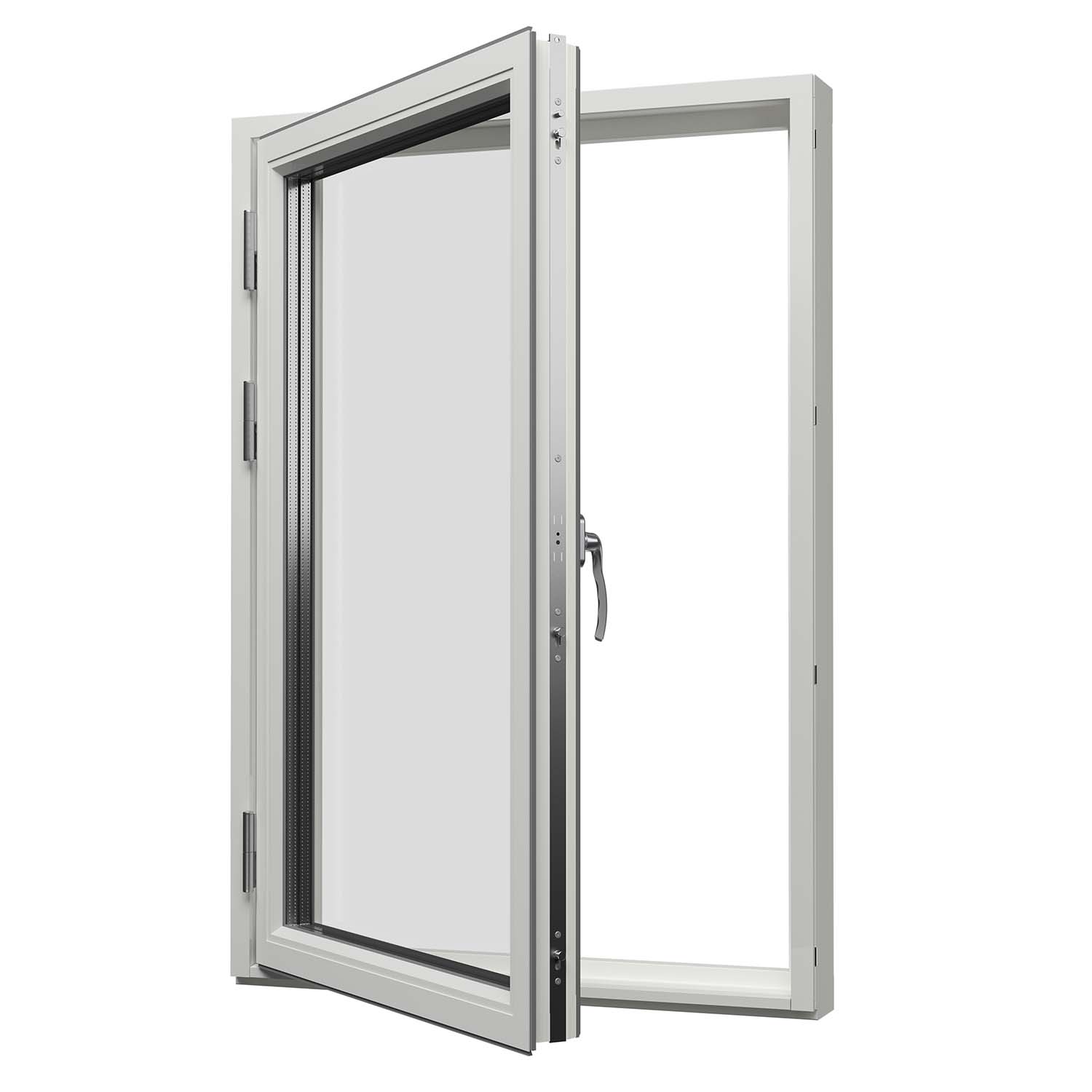 Sidohängt Fönster Svenska Fönster Svanenmärkt Aluminiumbeklätt Trä 3-Glas