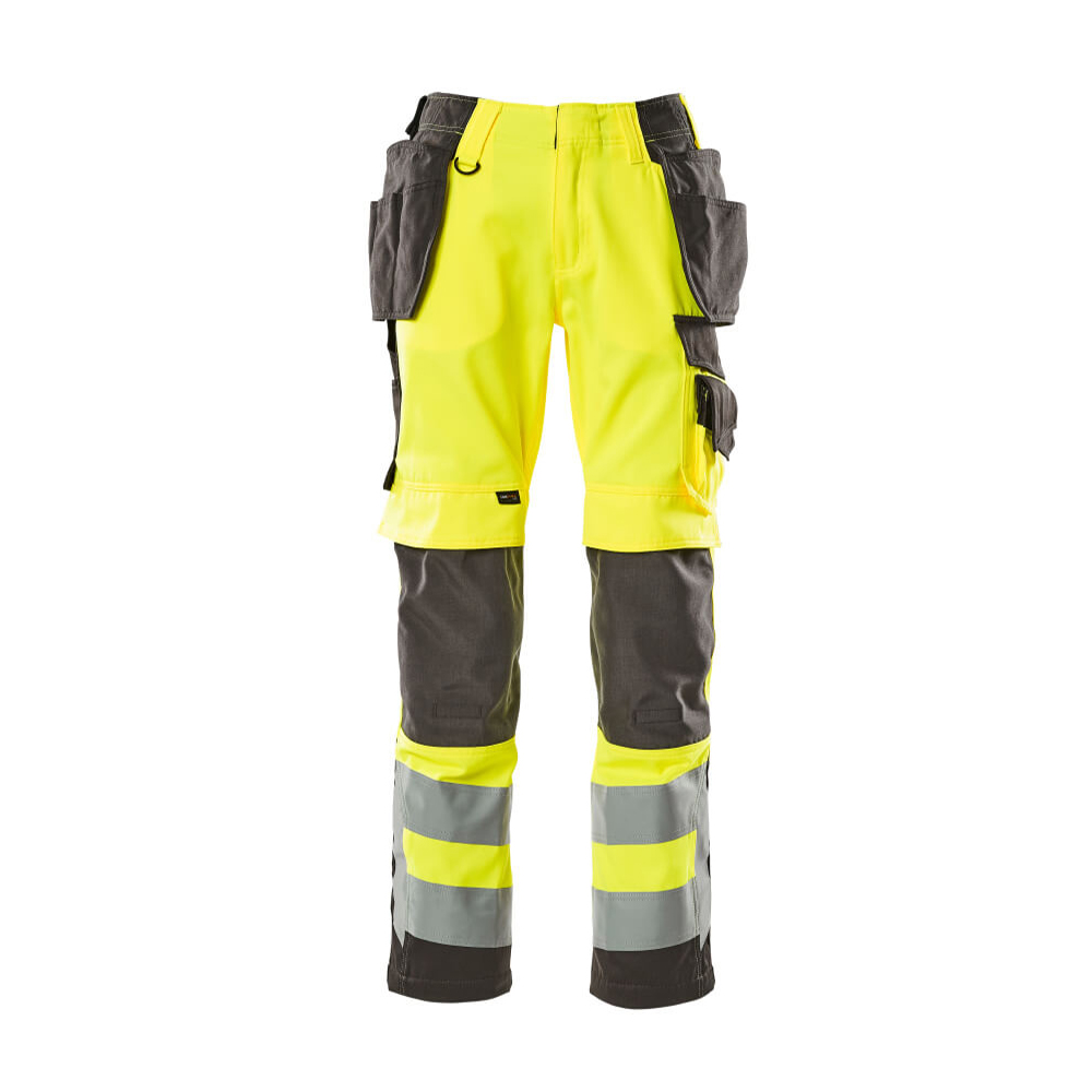 Mascot SAFE SUPREME Byxor med hängfickor 15531-860-1718 Storlek: 90C48, Färg: Hi-vis Gul/mörk Antracit