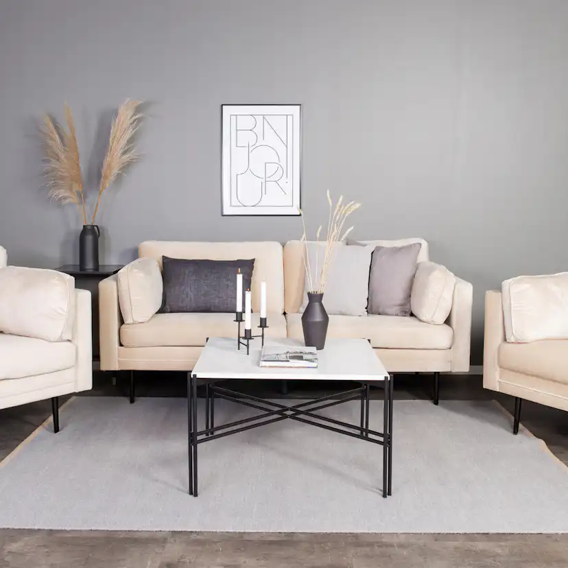 3-sitssoffa Venture Home Boom Sammet