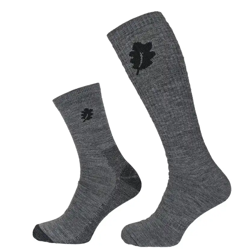 Sockar Woodline Socka + Linersocka Merinoull Grå