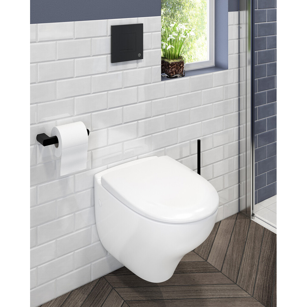 Vägghängd Toalettstol Gustavsberg Nautic 1530 Hygienic Flush