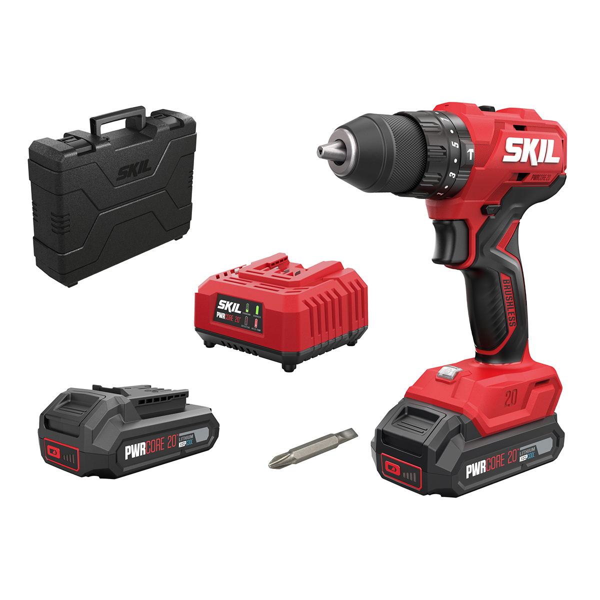 Slagborr/Skruvdragare SKIL 3021 AA Batteridriven Kolborstfri