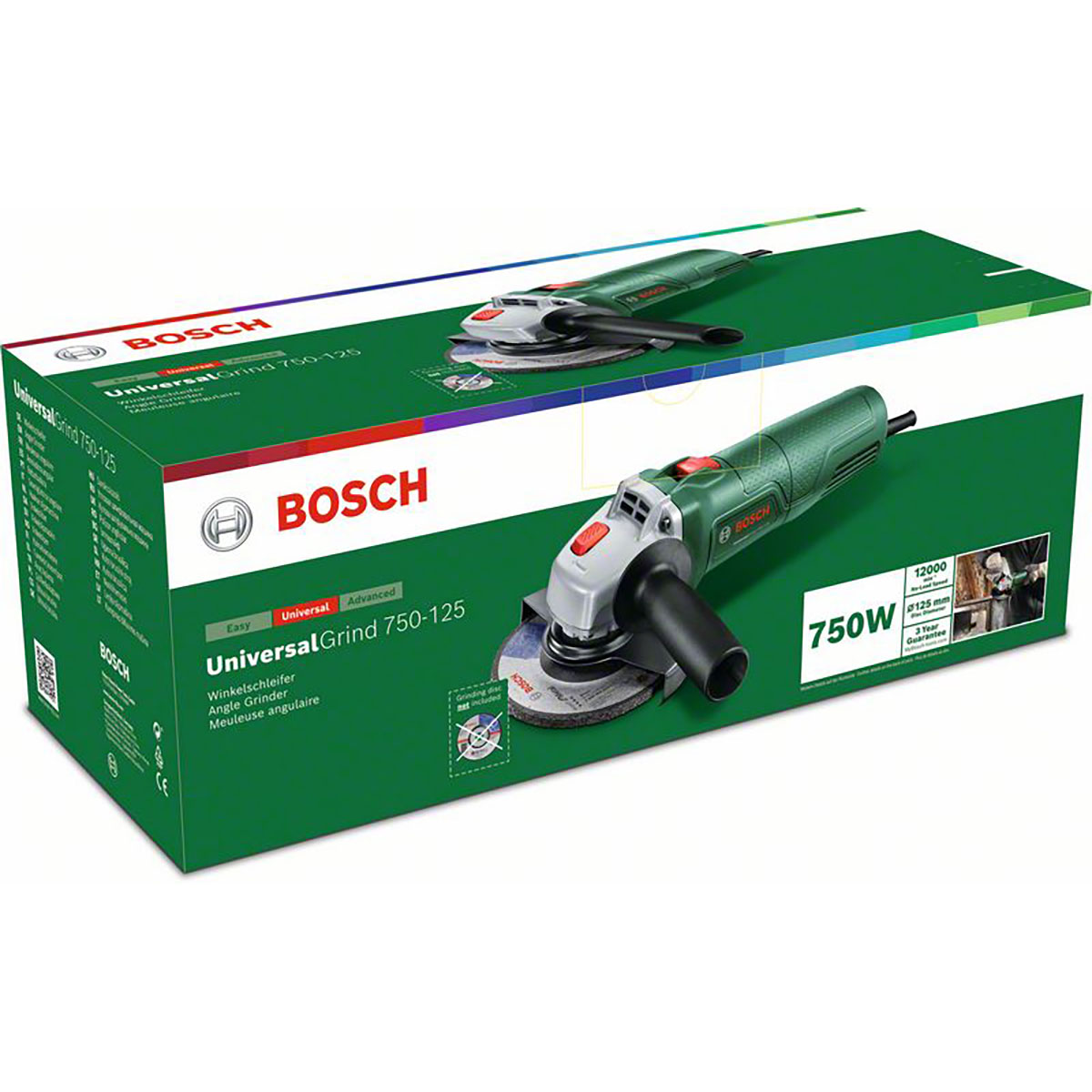Vinkelslip Bosch Power Tools Univgrind 750 125
