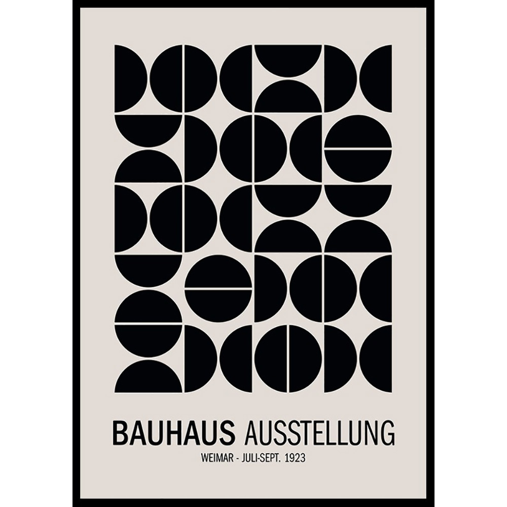 Poster Gallerix Bauhaus Ausstellung No1
