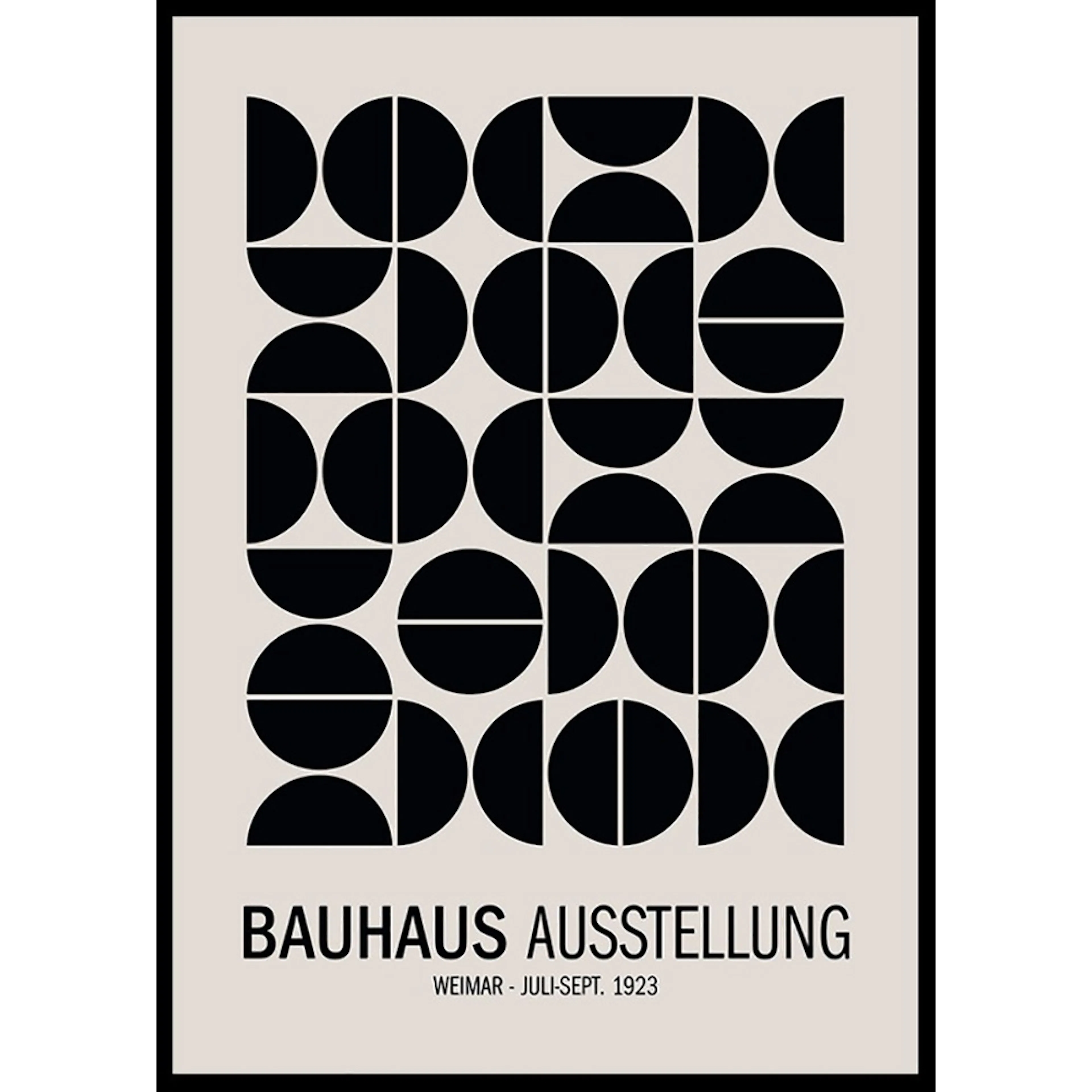 Poster Gallerix Bauhaus Ausstellung No1
