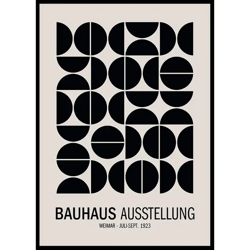 Poster Gallerix Bauhaus Ausstellung No1