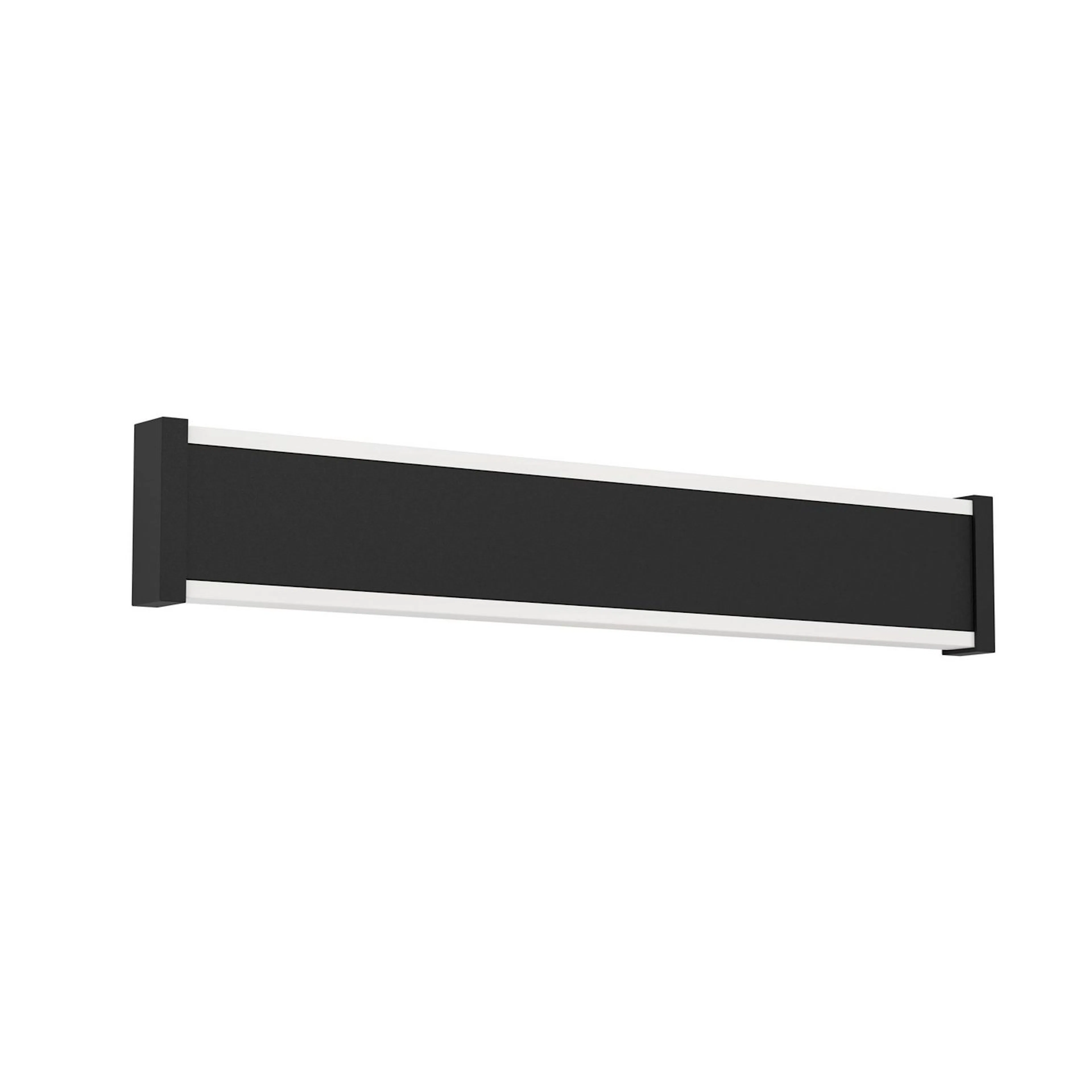 AL-LED-WL/2 L-380 SCHWARZ/WS 'NEVIANO' 380 mm