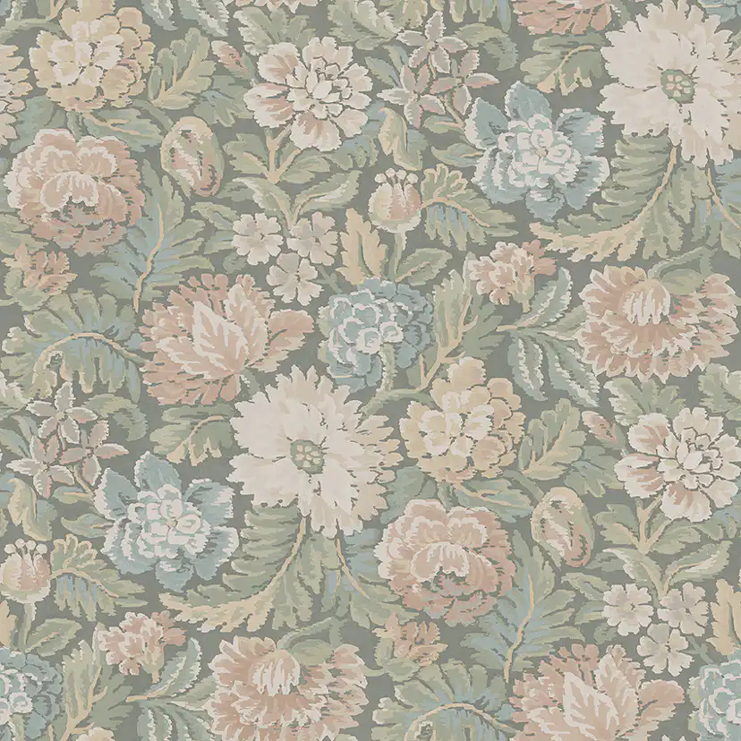 Tapet Boråstapeter Nightingale Garden 3562 Non Woven, Mönstrad Grön