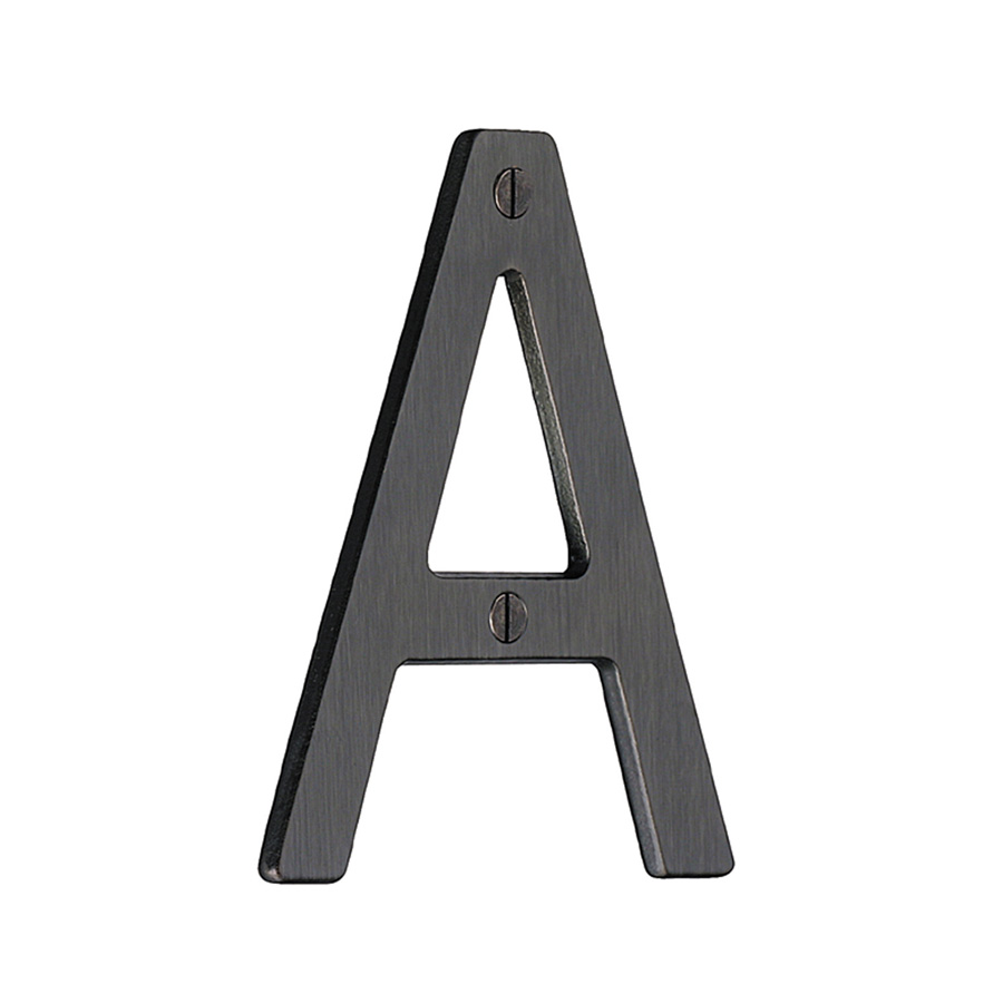 Husnummer Beslagsboden Oxiderad Mässing