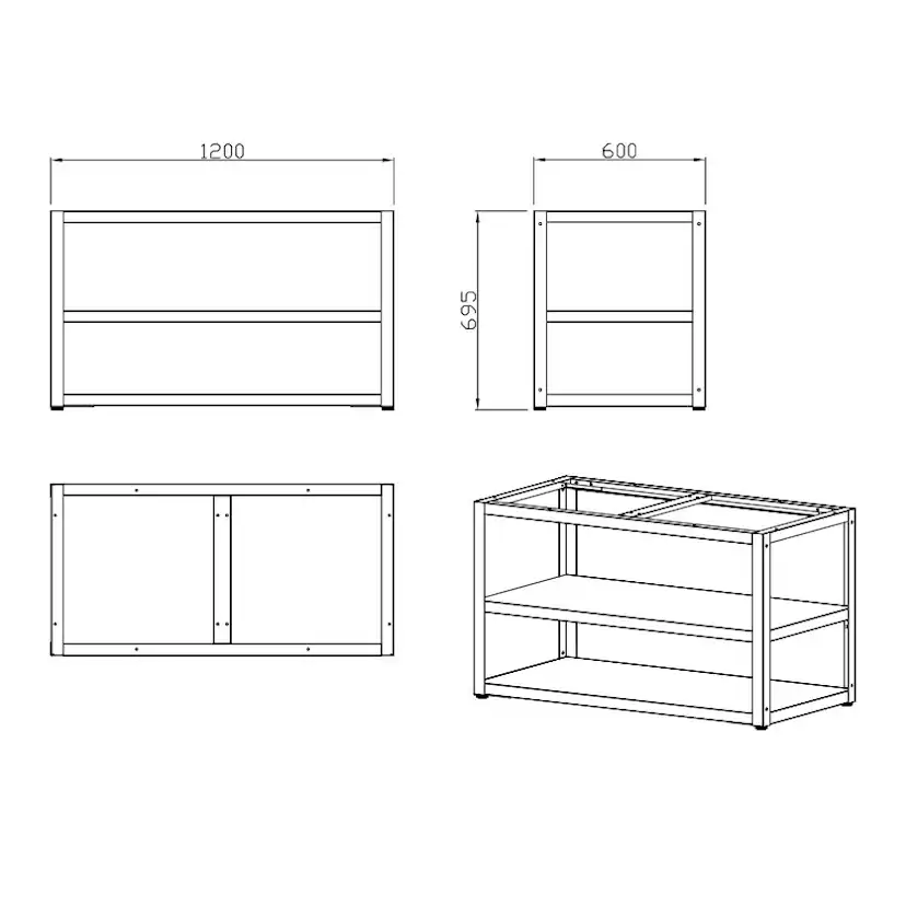 Fristående Gasolgrill Myoutdoorkitchen Nordic Line 5 Brännare