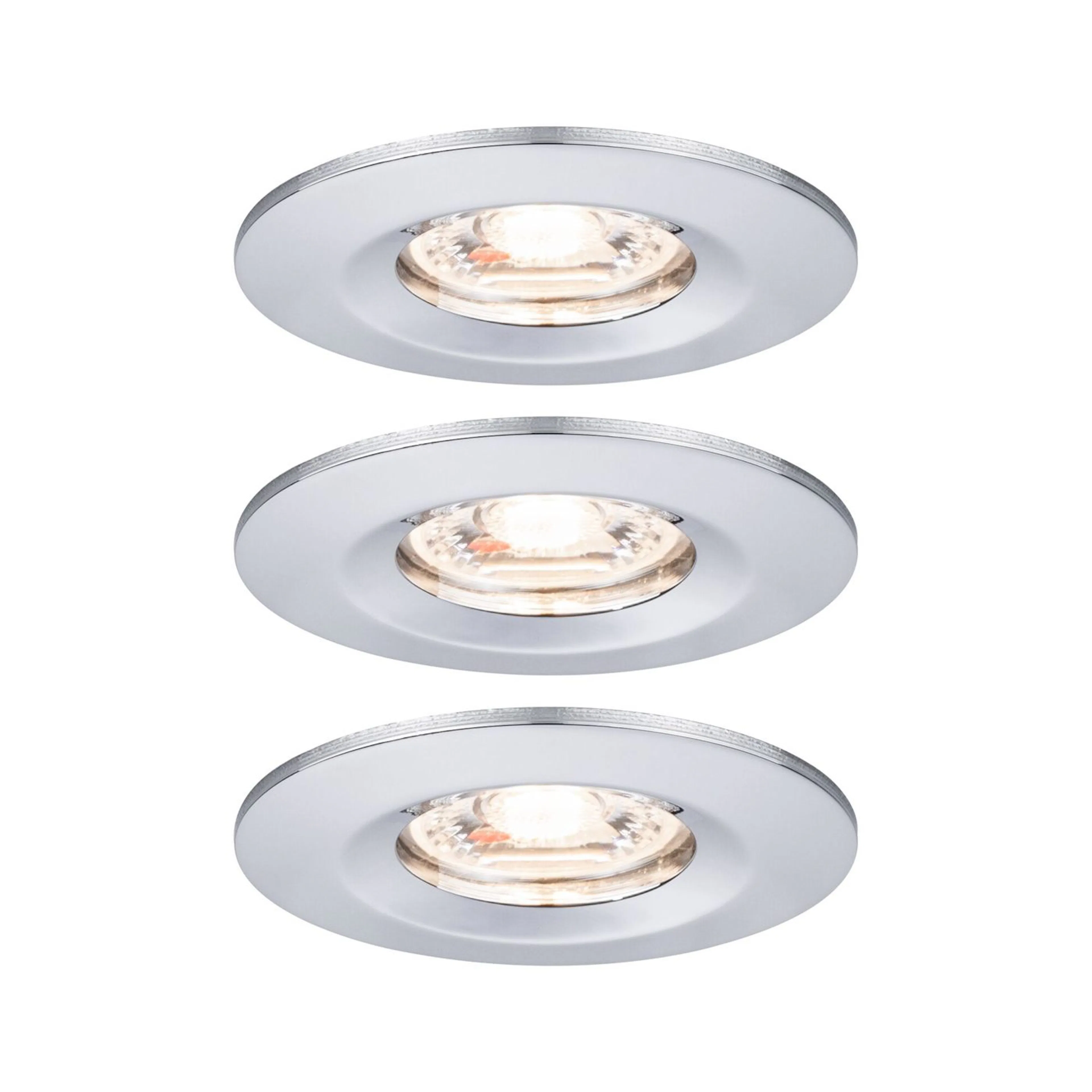 Downlight Paulmann Nova Mini Krom, Fast, 3-pack