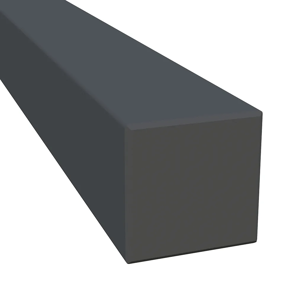 Post 90x90x1000 mm (GL) 9x9x100 cm Primer + Grå Lackerad 2 Lager (RAL 7016)