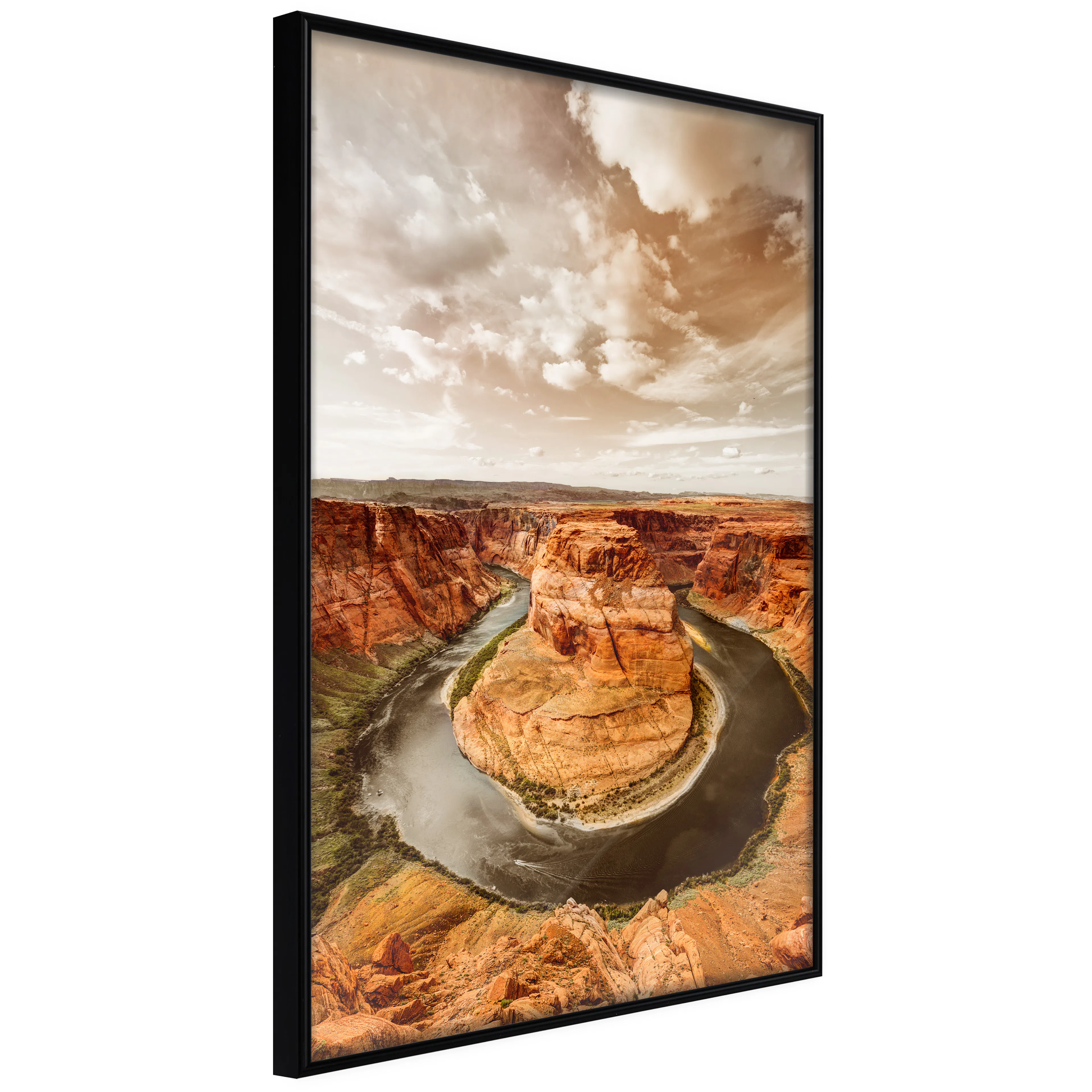 Affisch - Rustic Landscape [Poster] 30x45 Svart ram, 30x45 cm