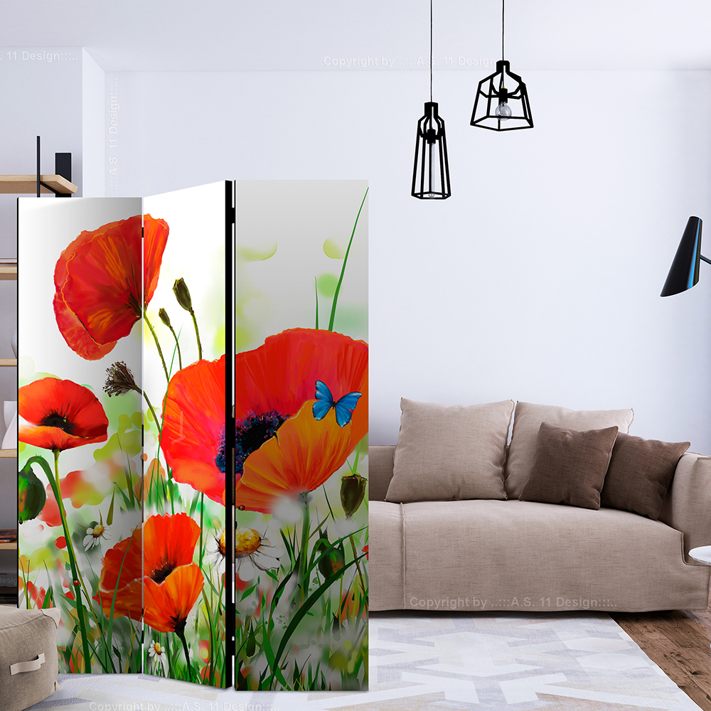 Rumsavdelare Arkiio Country Poppies 135x172 cm