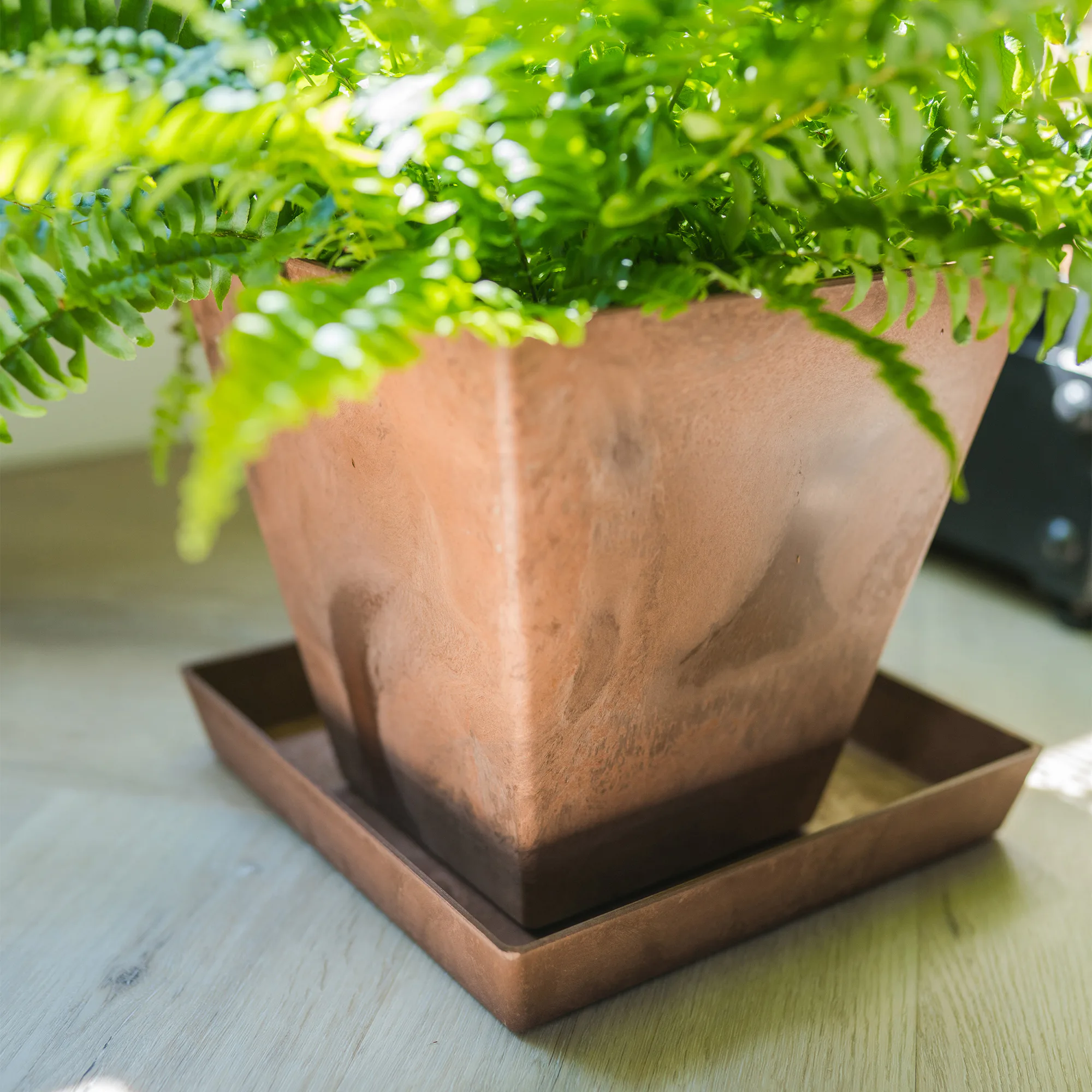 Kruka Artstone Ella Brun 15 x 15 x 15 cm