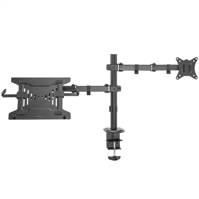 Monitorfäste LogiLink 17-32 tum med Hållare För Laptop/Surfplatta 10-15,6 tum