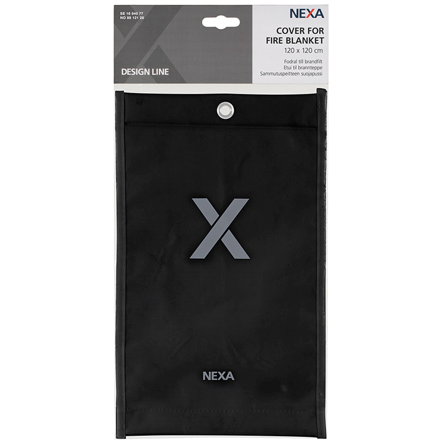 Fodral Nexa Brandfilt BAG-120 VMD 120x120 cm Svart