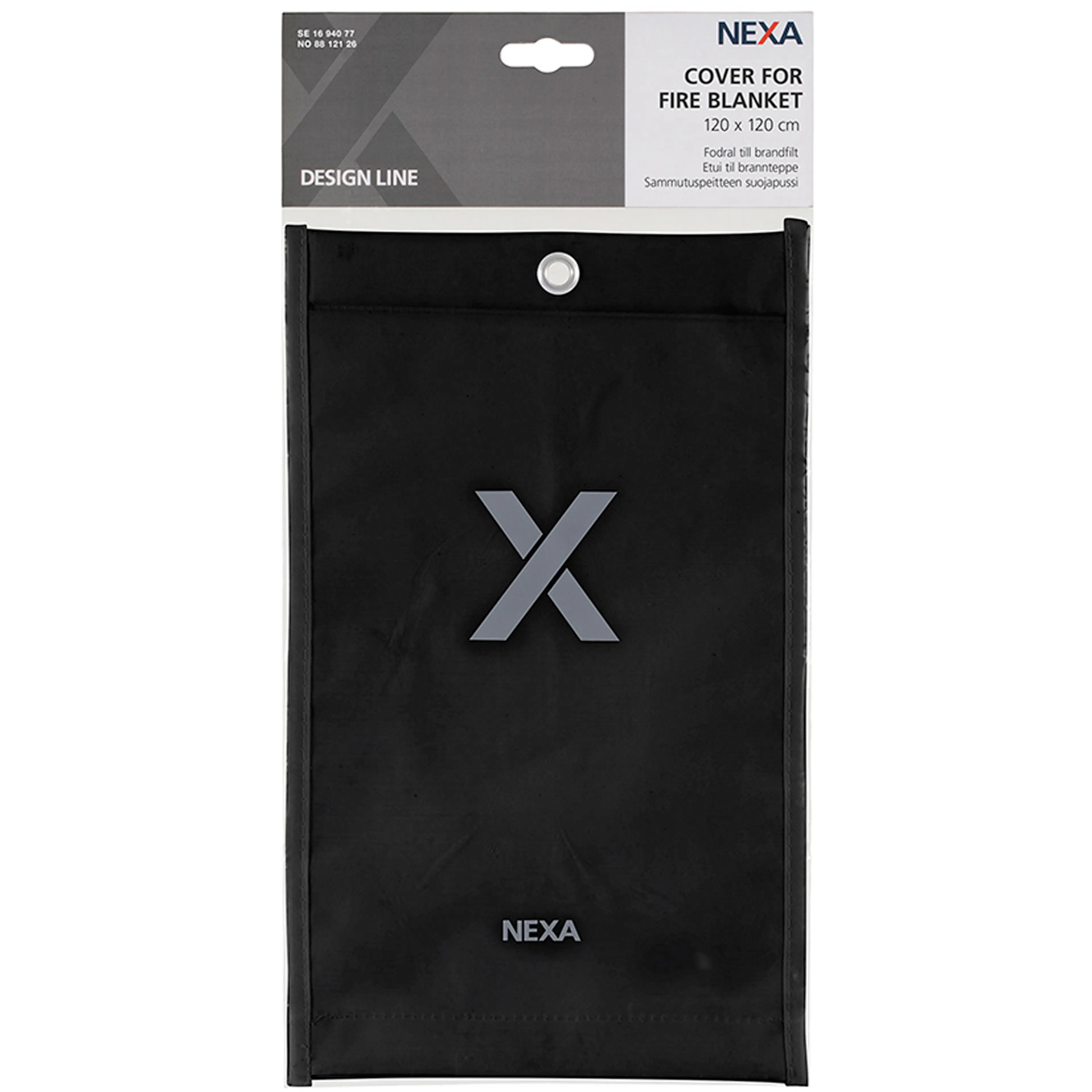 Fodral Nexa Brandfilt BAG-120 VMD 120x120 cm Svart