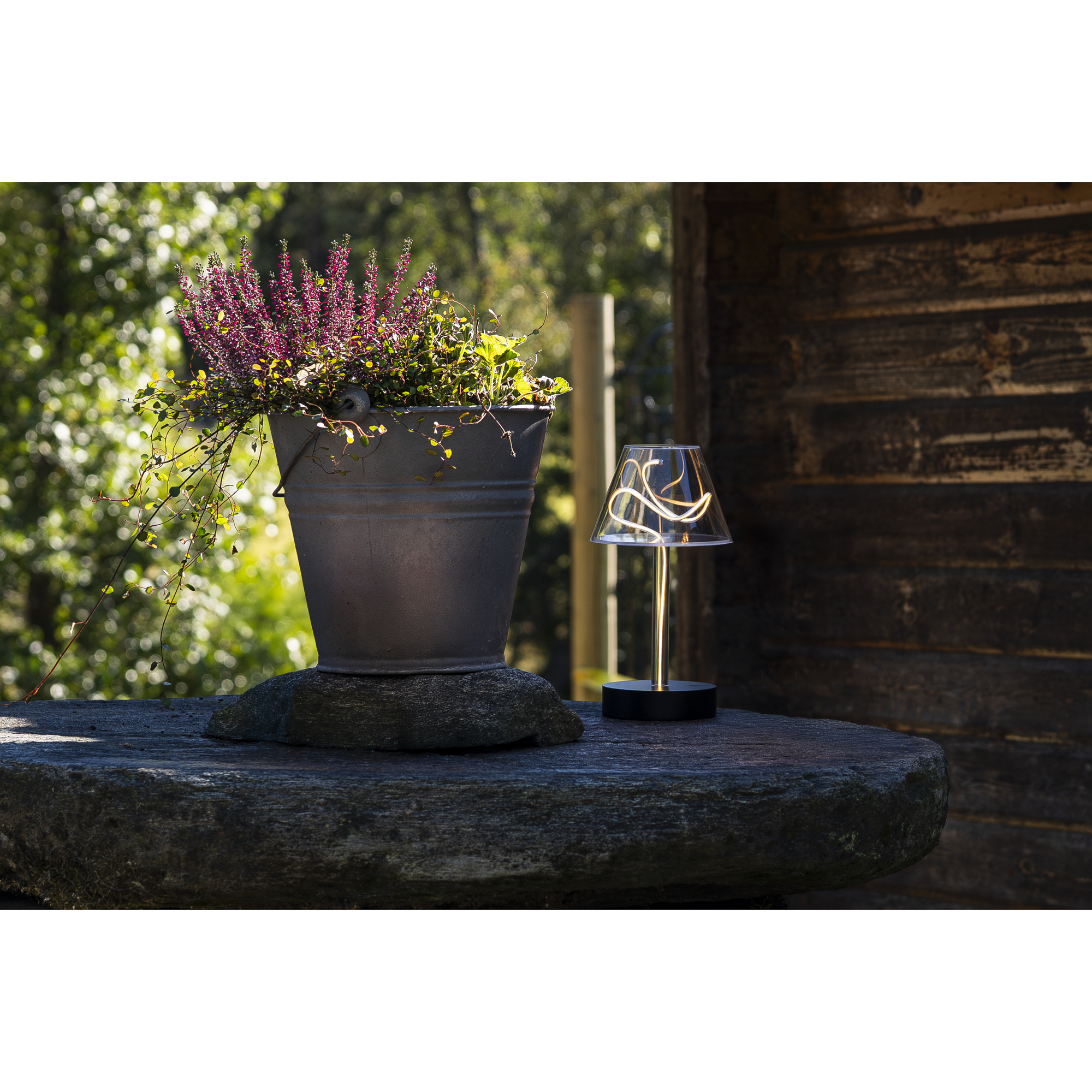 Portabel Lampa Gnosjö Konstsmide Edison Bordslampa USB