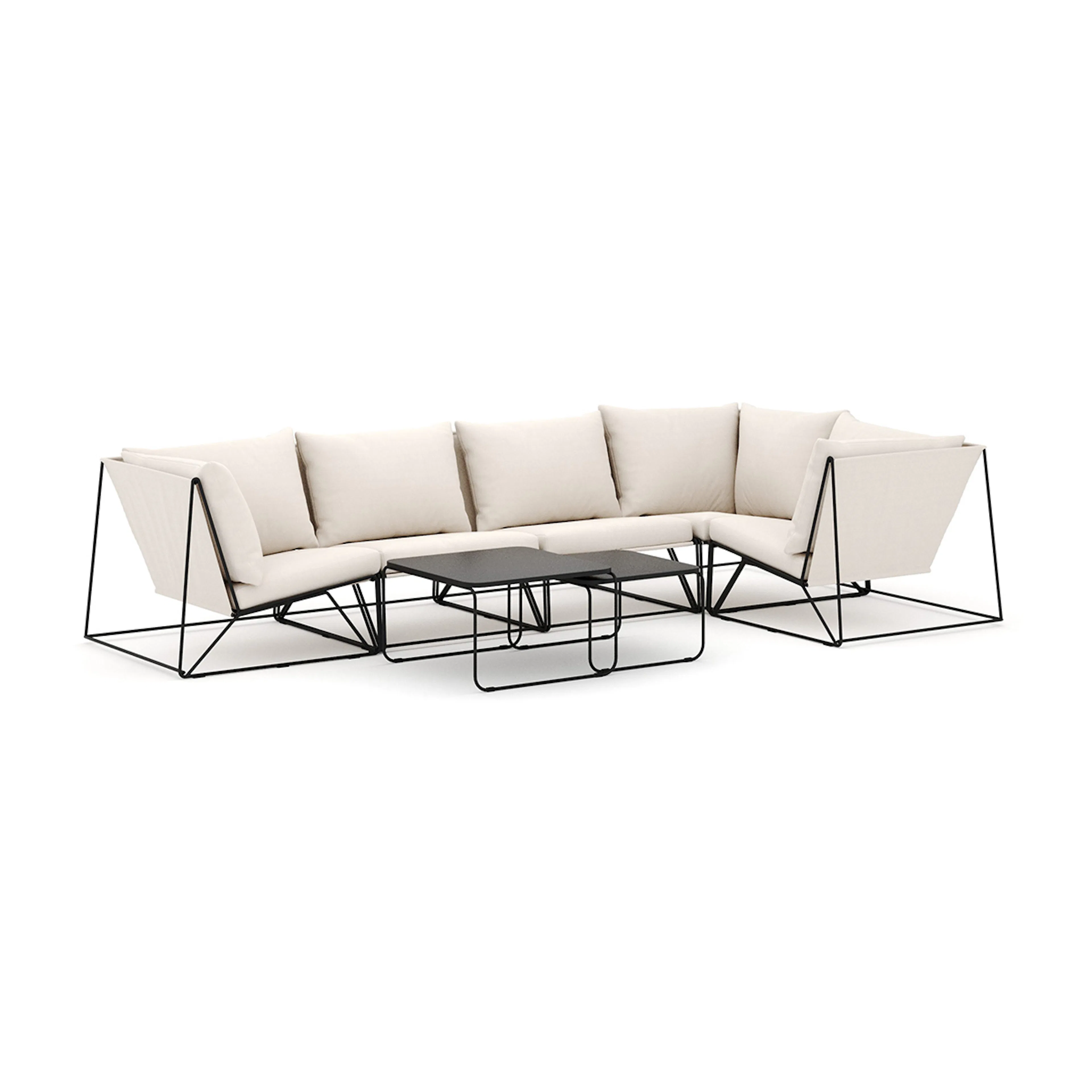 Svart/Beige