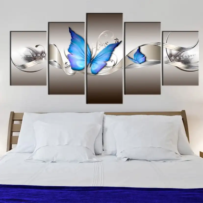 Tavla Arkiio Blue Butterflies