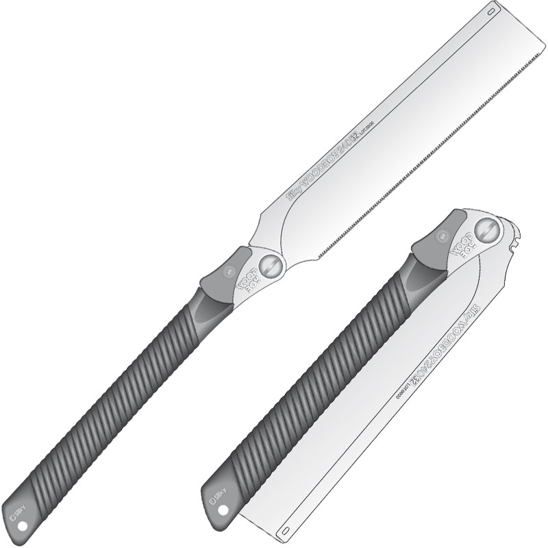 Handsåg Silky Woodboy Dozuki med Rygg