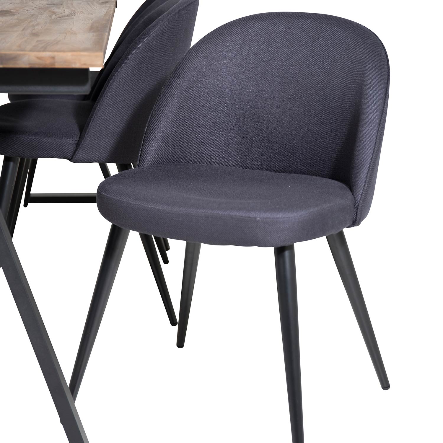 Matgrupp Venture Home Jane med 6 Valentina Stolar Polyestertyg