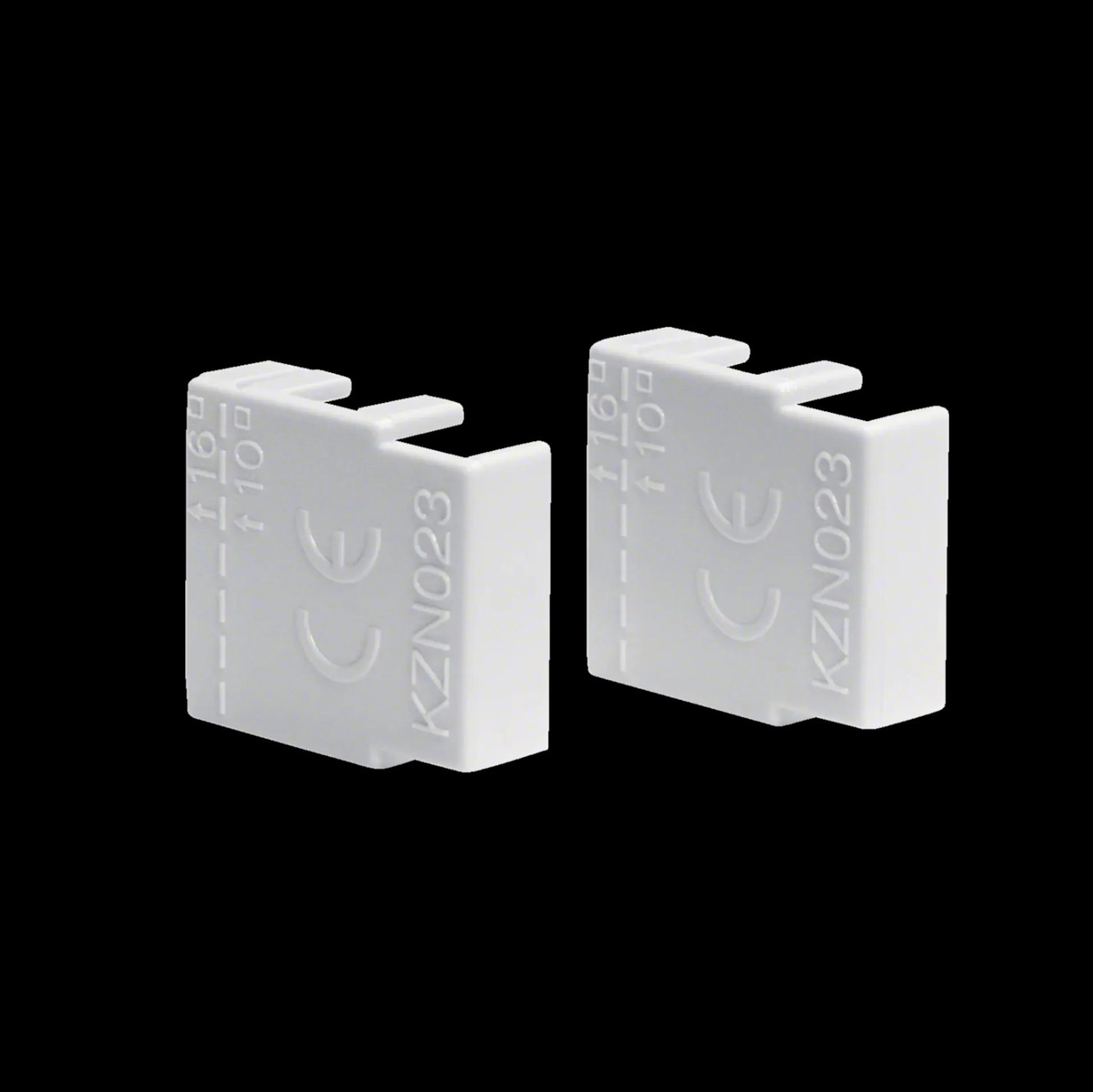 Ändstycke för Fasskenor Hager 3-polig