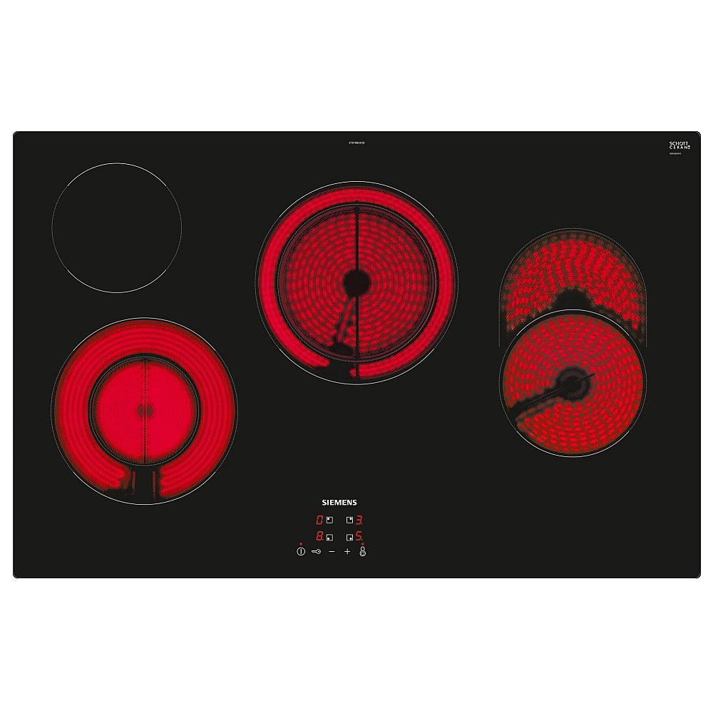 Glaskeramikhäll Siemens iQ300 ET81RBHA1D med Dubbla Kokzoner