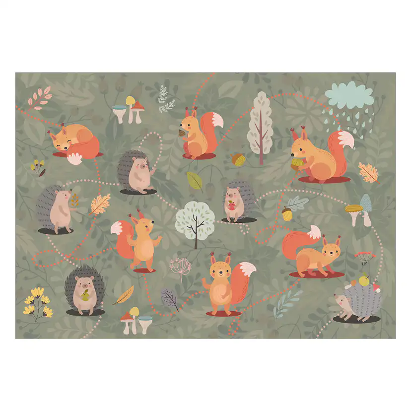 Fototapet Arkiio Friends Of The Forest